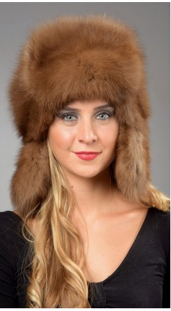 Cappello in zibellino - stile russo donna
